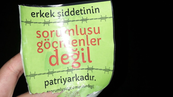 Feministlerin, Suriyeli arapları savunması?