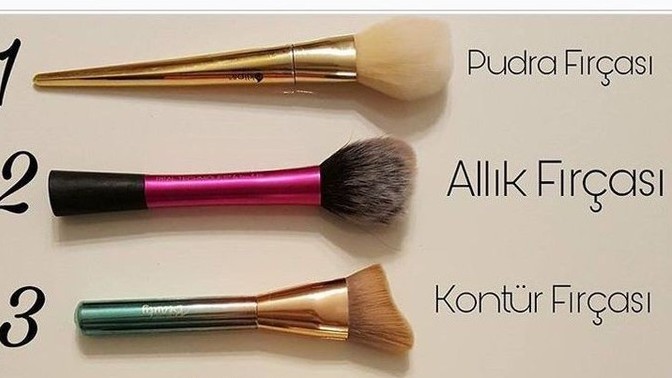 Makyajda en çok hangi makyaj fırçasını kullanıyorsunuz?