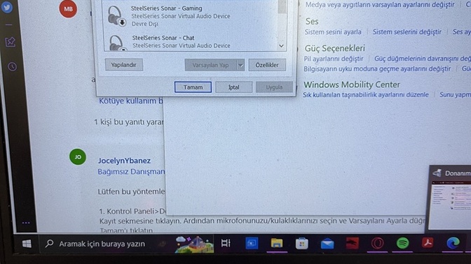Hem hoparlörden hem kulaklıktan ses gelmesi nasıl engellenir?