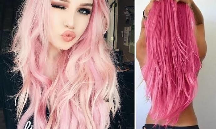 Pembe saçlar tiki kızlara mı yakışır?