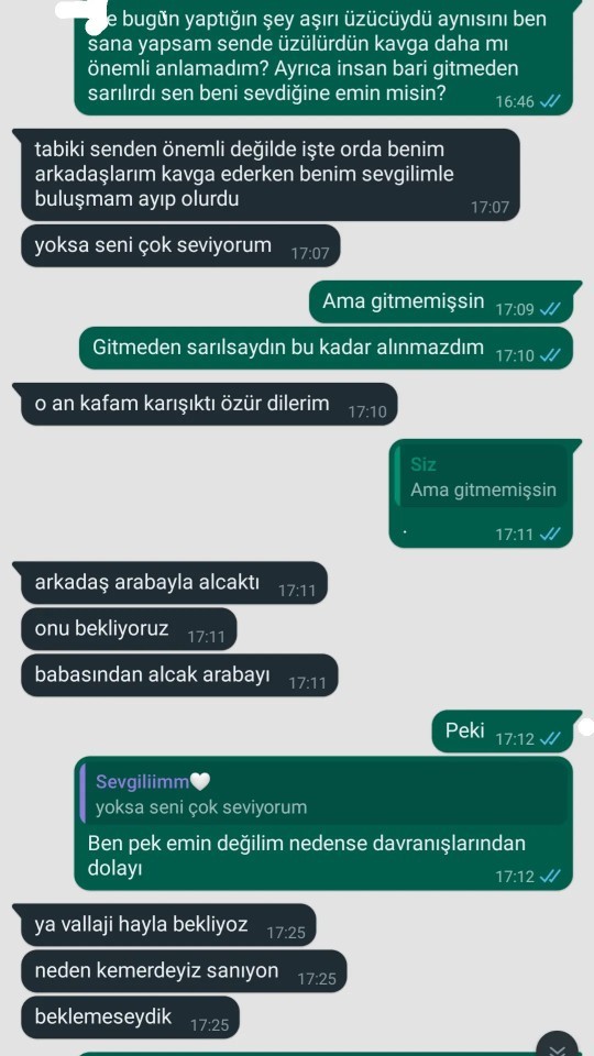 Sizce seviyor mu? affetsem mi?