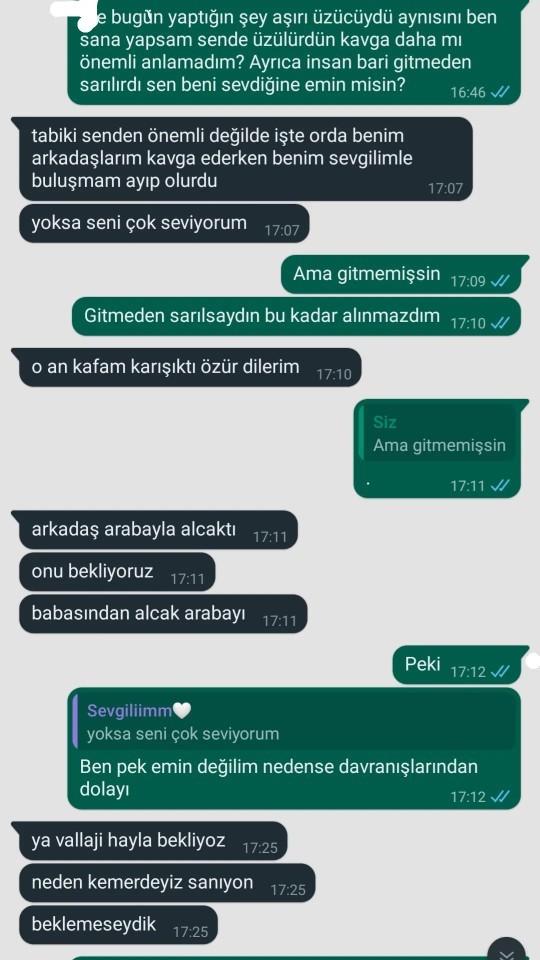 Sizce seviyor mu? affetsem mi?