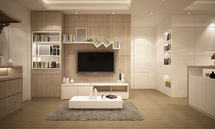 Sizce TV ünitesi etrafında kitaplık olması evi olduğundan büyük gösteriyor mu?