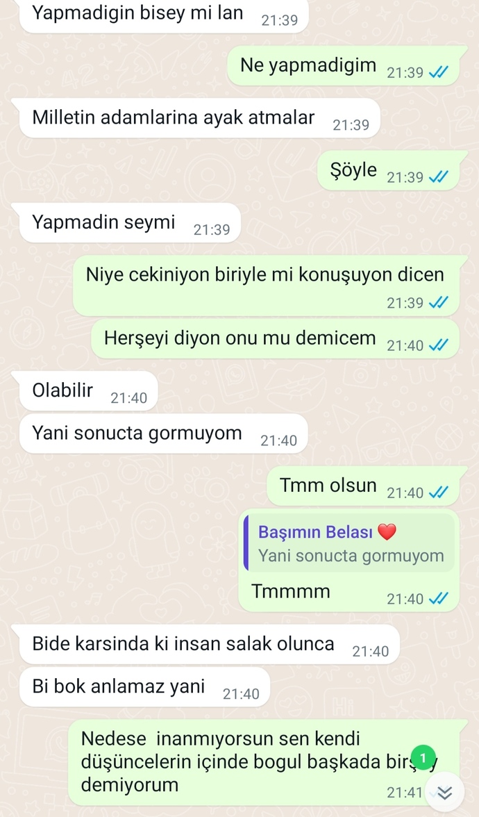 Sizce bu erkekle olur mu?