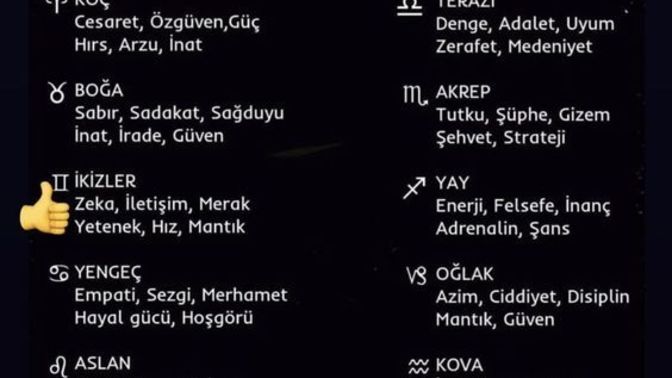 Burçların anatomisi nelerdir?