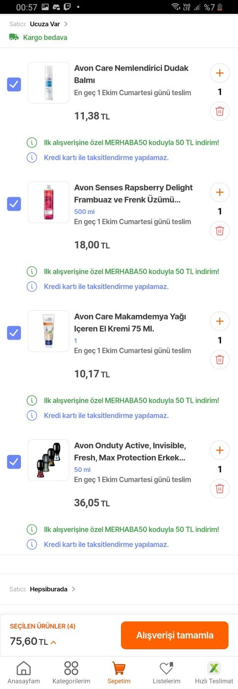 Avon ürün satın alacağım. Sizce nasıl?