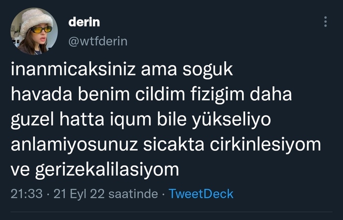 Soğuk havayı mı seviyorsunuz sıcak havayı mı?
