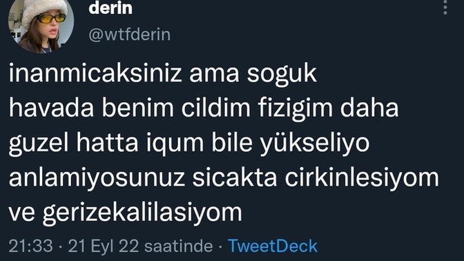 Soğuk havayı mı seviyorsunuz sıcak havayı mı?