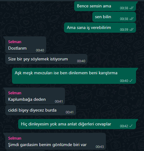 Aşk hayatında sıkıntıları olan birisi sizden yardım istediğinde yol gösteriyor musunuz?