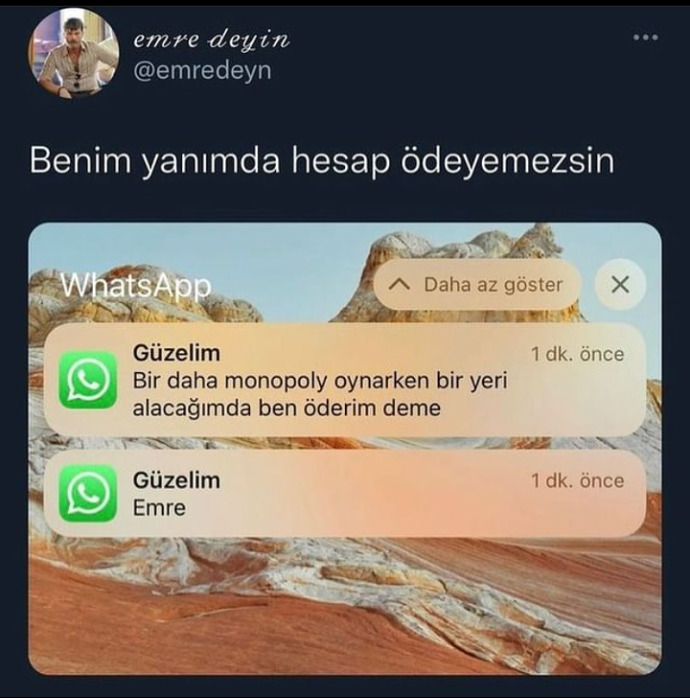 Oyunda olsa bile sevdiğinize hesap ödetir misiniz?