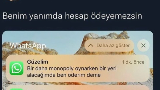 Oyunda olsa bile sevdiğinize hesap ödetir misiniz?