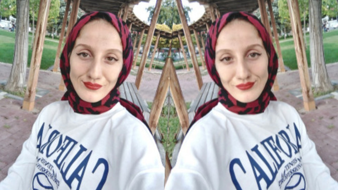 Hafif makyaj yaptım, eyeliner çektim. Güzel olmuş mu?