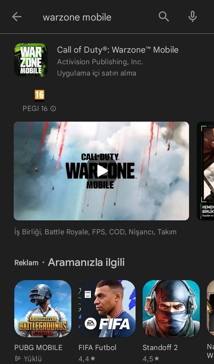 Call of Duty Warzone mobile duyuruldu! Sizce Pubg Mobileyi tahtından eder mi?