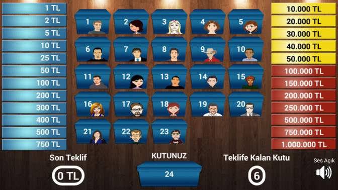 Var Mısın Yok Musun oyunu oynayalım hadi! 1 Milyon TL sence kaç numaralı kutuda?