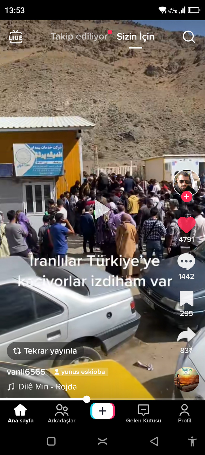 İranlılar Türkiyeye kaçmaya başladı izdiham çıktı?