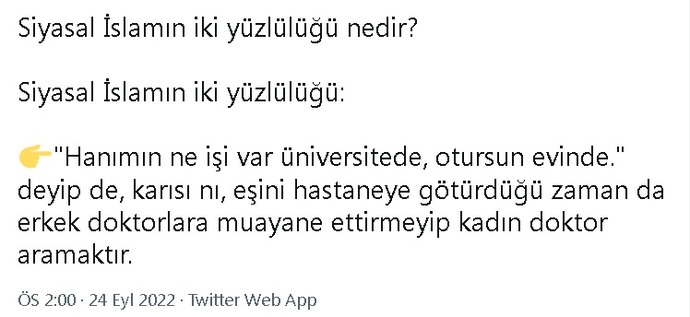 İmam" kadınların ne işi var üniversite de" kadınlar okumamalı mı?
