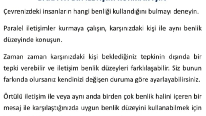 Daha iyi bir iletişim kurmak adına neler yapıyorsunuz? Size göre siz iyi bir dinleyici misiniz?