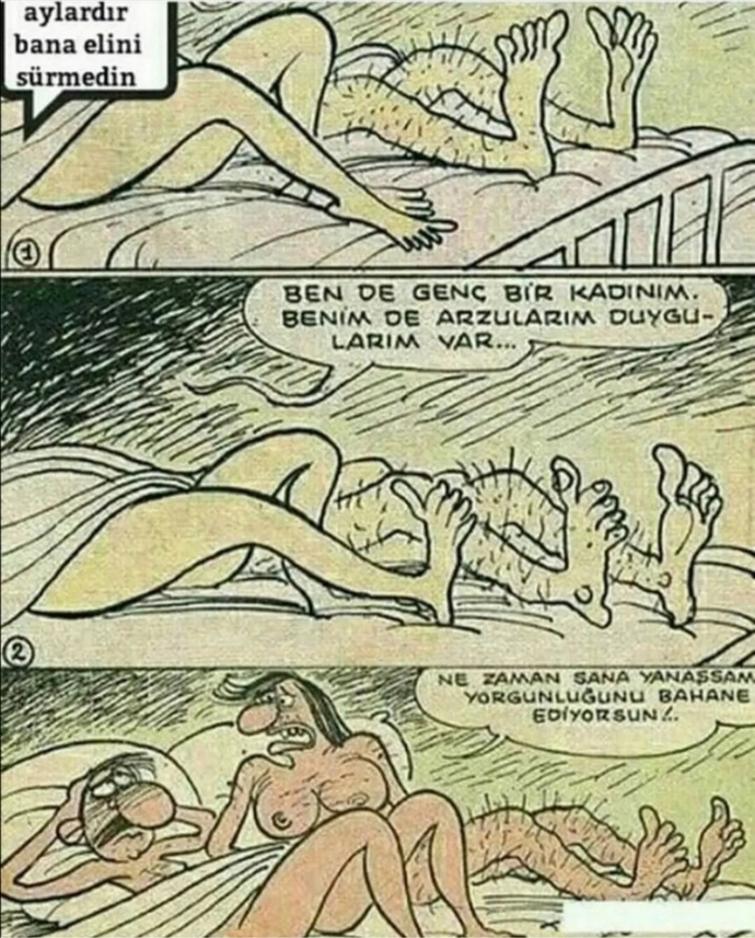 Çok tüylü kadın ya da erkek yatakta itici midir?