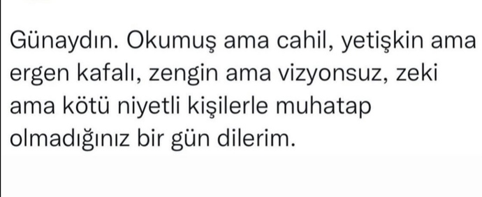Bir insan ne kadar okursa okusun bazıları için eşeklik bakimidir?