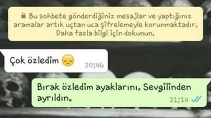 Mesajı yazıp gönderemediğiniz oldu mu hiç?
