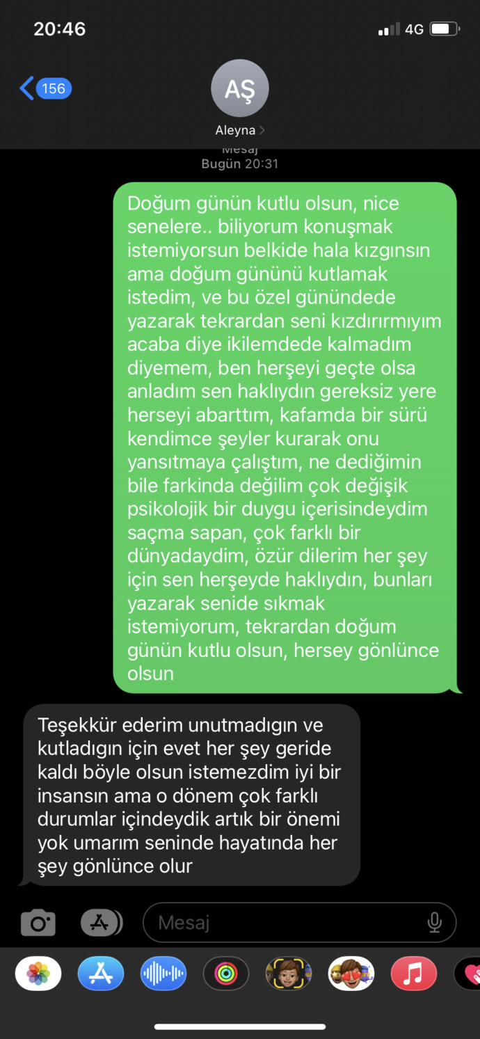 İyi akşamlar, eski konuştuğum flörtümün doğum gününü kutladım cevap verdi ne yazacağımı bilemedim yardımcı  olur musunuz?