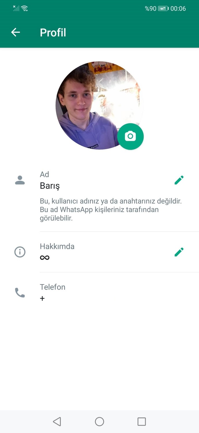WhatsApp hakkınızda ne yazıyor? Rehberinizdeki kişilerin wp hakkında kısmına yazdığına dikkat eder misiniz?