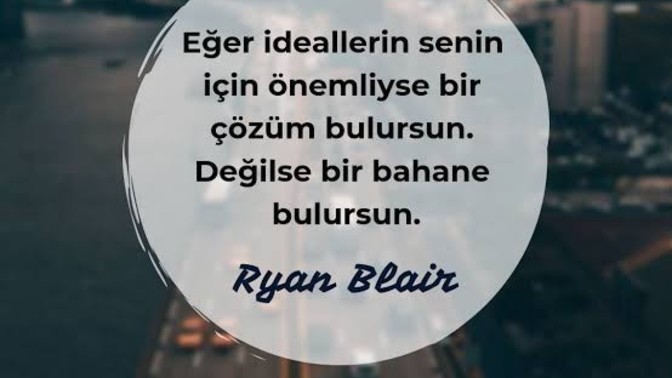 İdeallerin için zevklerinden vazgeçer misin?
