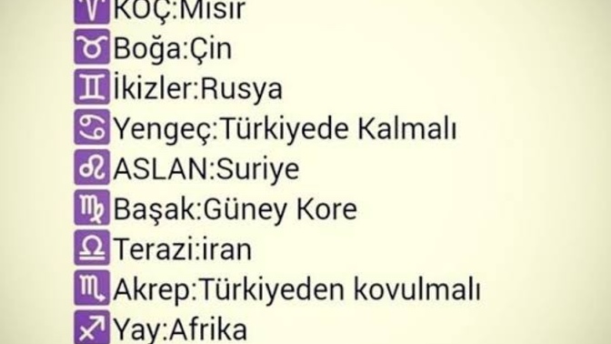 Burcuna göre hangi ülkede yaşamalısın?