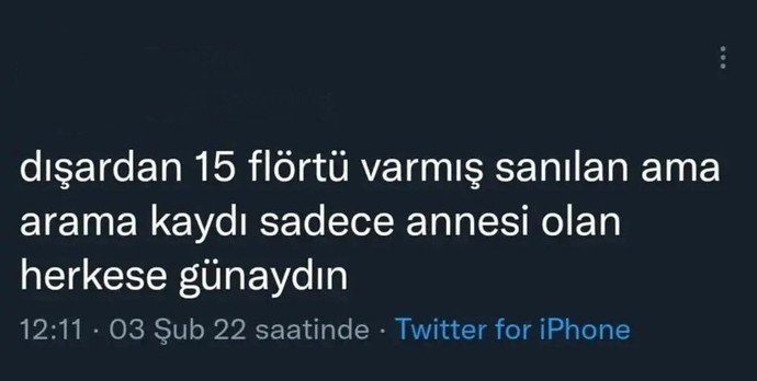 Sizin kaç flörtünüz var sevgili KS üyeleri?