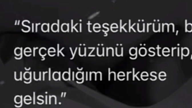 Kime teşekkür etmek istersiniz?