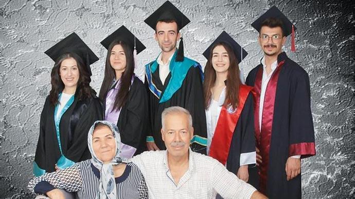En büyük hayali çocuklarıyla bu fotoğrafı çektirmekti. Sen ailenin hayalini gerçekleştirebildin mi?