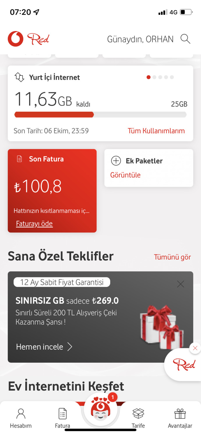 Faturalı hat mı kullanıyorsun, faturasız hat mı? 
