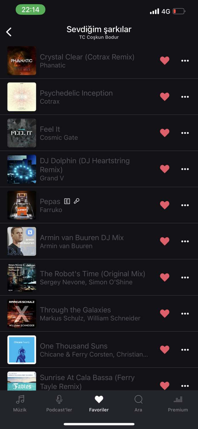 Araba için playlist hazırlıyorum, çorbada herkesin bir tuzu olsun?