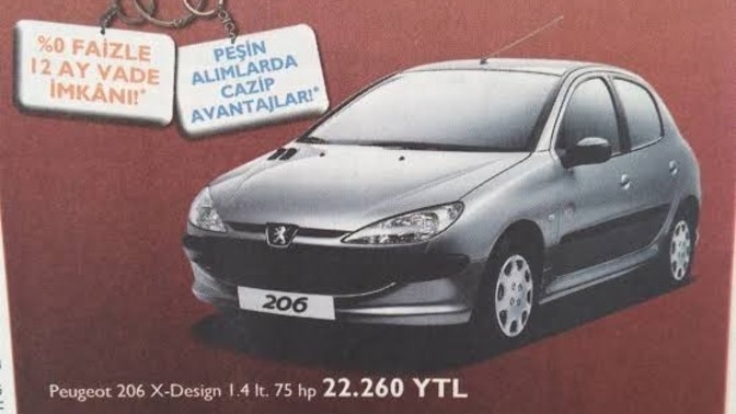 2006 yılında da mı araba hayaldi?