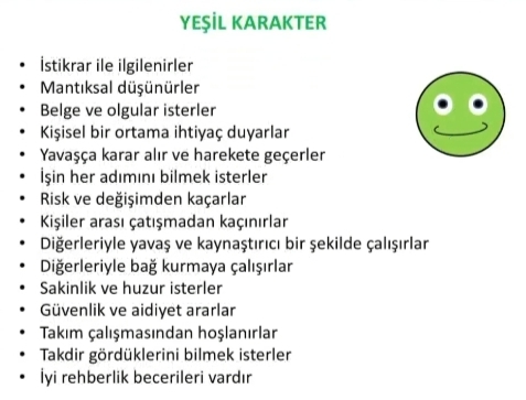 Renklerdeki karakter özellikleri sizin özellikleriniz ile uyuşuyor mu?