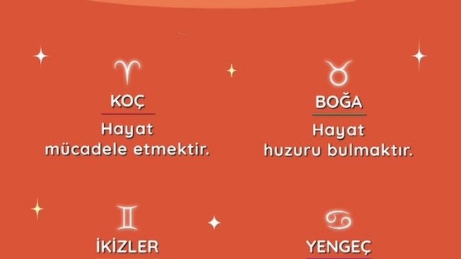 Mars burcuna göre senin için hayat 😊nedir?