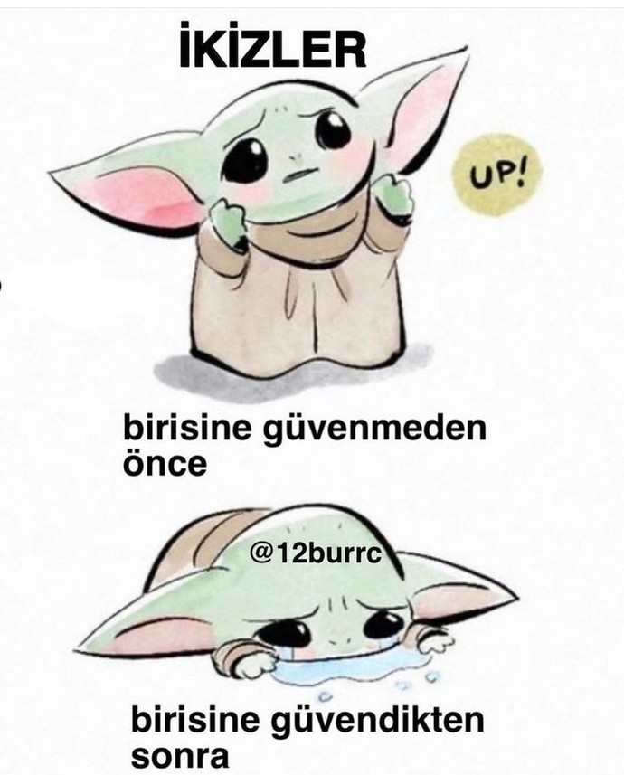 Ah biz güvenip yerle bir oluyoruz hep 😒😒?