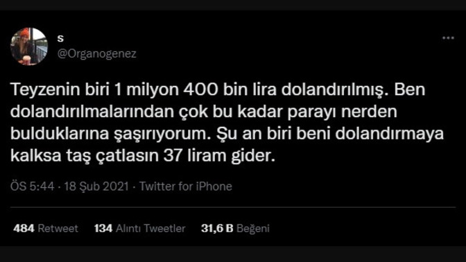 Sizi dolandırsalar ne kadarınızı alabilirler :D?