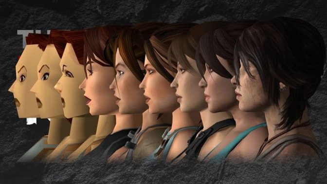 Oyun karakteri Lara Croft'un 20 yıllık değişimi! Çok iyi değil mi?