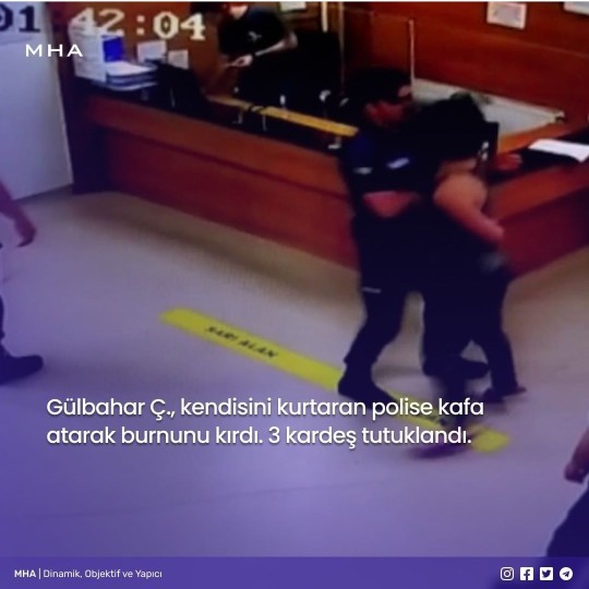 Genç kız kendisini kurtaran polise kafa atmış. Siz olsanız ne yapardınız?
