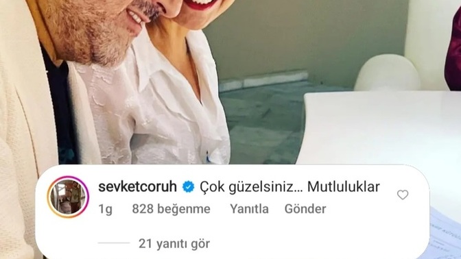 Arka Sokaklar'ın Mesut komiseri Şevket Çoruh, eski eşinin nikah fotoğrafına tebrik yorumu attı. Sizce medenice bir hareket mi?