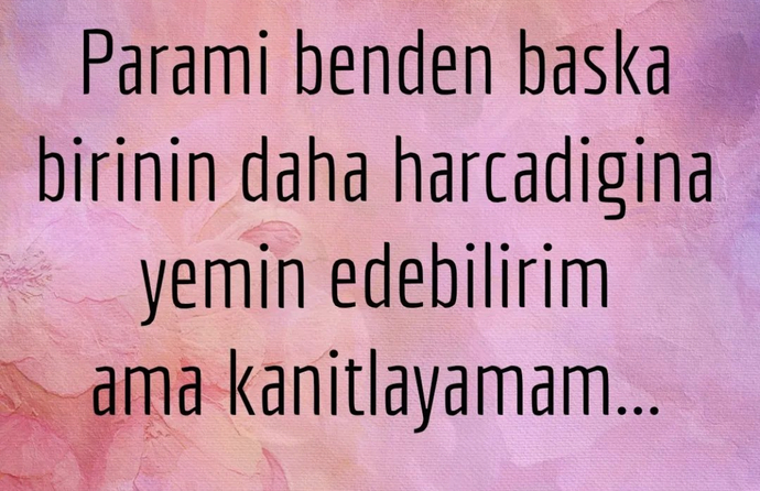 Eminim ama kanıtlayamam dediğin neler var?
