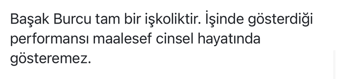 Cinsel ilişkide performansı en düşük olan burç hangisidir?
