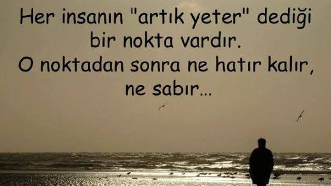 “Yeter artık” dediğiniz oldu mu?