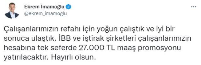 İBB, çalışanlarına 27 bin lira promosyon verecek! Siz ne kadar promosyon isterdiniz?