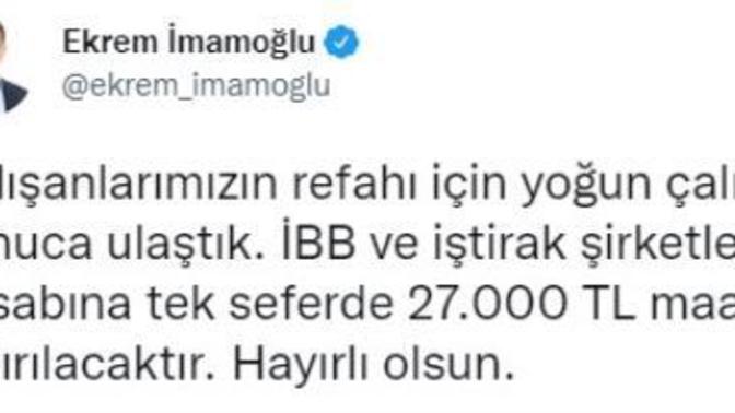 İBB, çalışanlarına 27 bin lira promosyon verecek! Siz ne kadar promosyon isterdiniz?