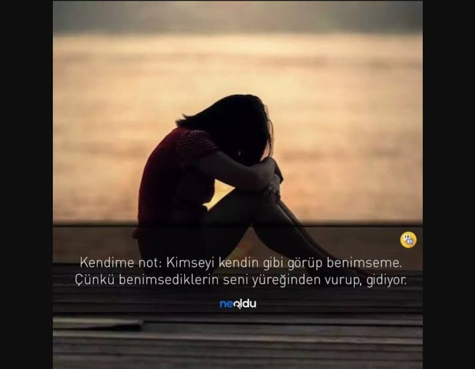 Kendine bir not yazıp bırakmak istesen bu ne olurdu?