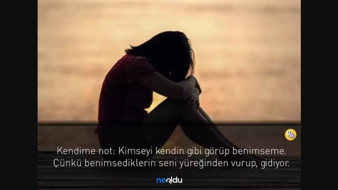 Kendine bir not yazıp bırakmak istesen bu ne olurdu?