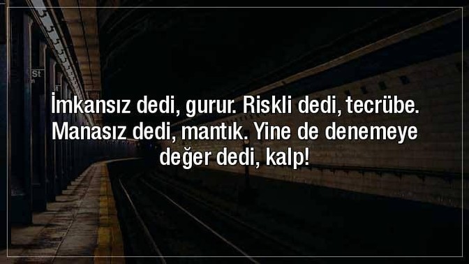 İmkansızlıkları yaşamak mıdır sevmek, yoksa severken imkansız mıdır yaşayabilmek?