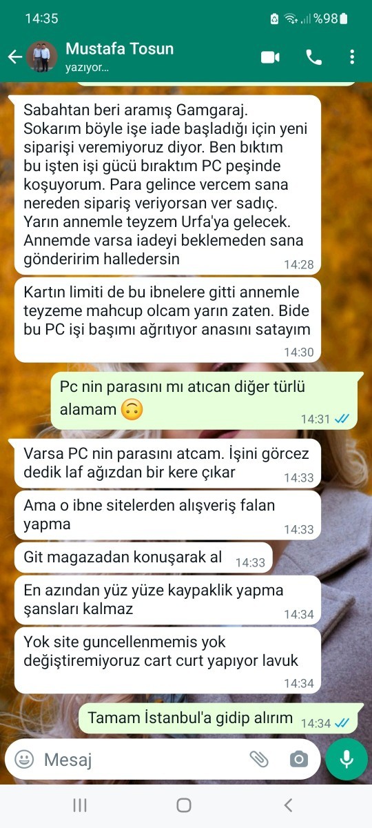 Başaramadım abi?